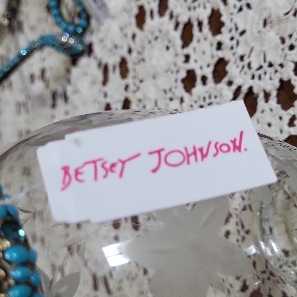 Betsey Johnson Faux Turquoise Beaded Snake Bracelet - Picture 3 of 6